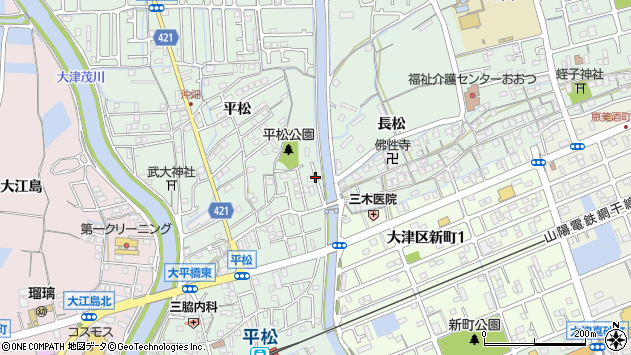 〒671-1145 兵庫県姫路市大津区平松の地図