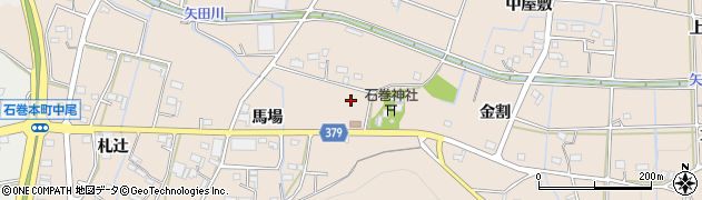 愛知県豊橋市石巻町周辺の地図