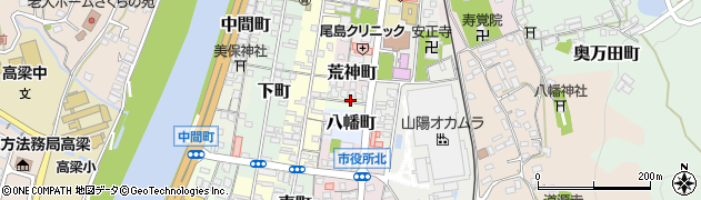 岡山県高梁市甲賀町周辺の地図