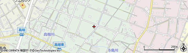 静岡県浜松市浜名区高畑周辺の地図