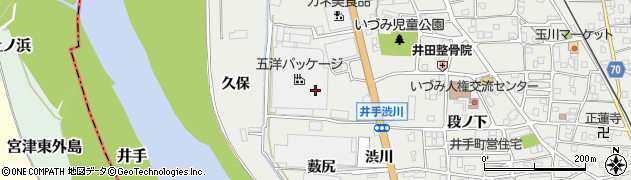 京都府井手町（綴喜郡）井手（中川）周辺の地図