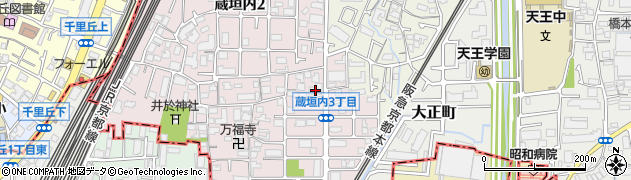 アスナル茨木ケアセンター周辺の地図