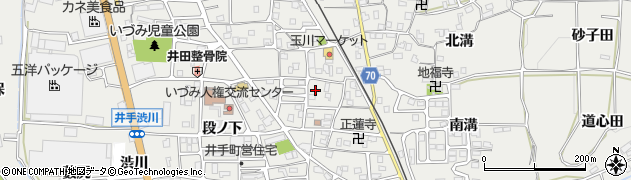 京都府井手町（綴喜郡）井手（南猪ノ阪）周辺の地図