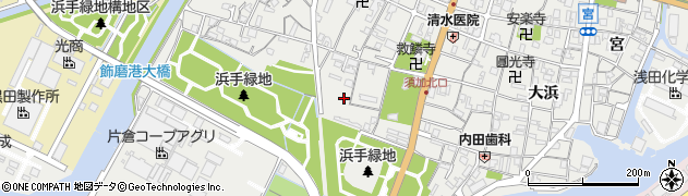 兵庫県姫路市飾磨区細江826周辺の地図