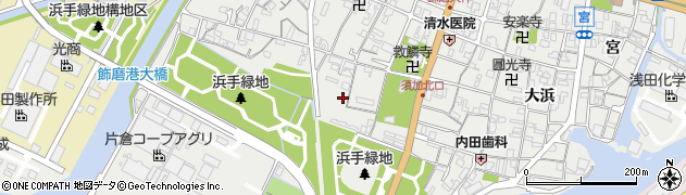 兵庫県姫路市飾磨区細江825周辺の地図