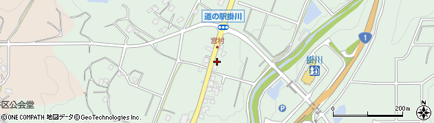 静岡県掛川市八坂616周辺の地図
