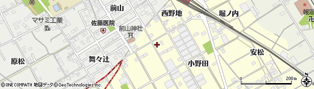 愛知県豊川市平井町小野田94周辺の地図