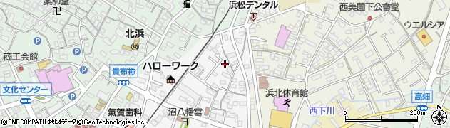 静岡県浜松市浜名区沼周辺の地図