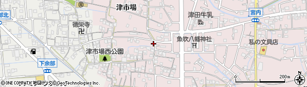 兵庫県姫路市網干区津市場685周辺の地図