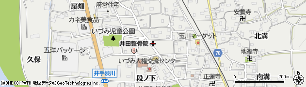 京都府綴喜郡井手町井手南猪ノ阪75周辺の地図