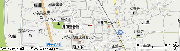 京都府綴喜郡井手町井手南猪ノ阪79周辺の地図