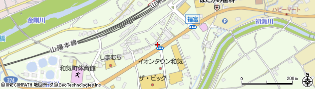 讃岐うどんむらさき 和気店周辺の地図