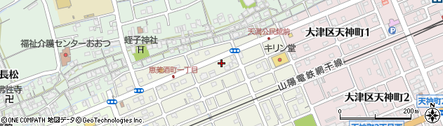 兵庫県姫路市大津区恵美酒町1丁目48周辺の地図