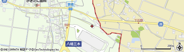 兵庫県加古川市八幡町宗佐574周辺の地図