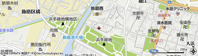 兵庫県姫路市飾磨区細江868周辺の地図