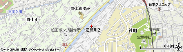 パーフェクトリバティー教団宝塚教会周辺の地図
