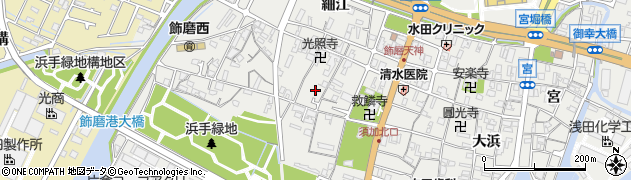 兵庫県姫路市飾磨区細江801周辺の地図