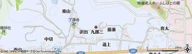 愛知県西尾市吉良町乙川周辺の地図
