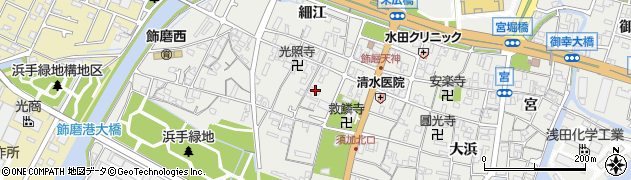 兵庫県姫路市飾磨区天神54周辺の地図