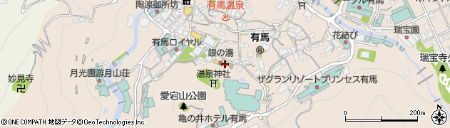 神戸市立銀の湯周辺の地図