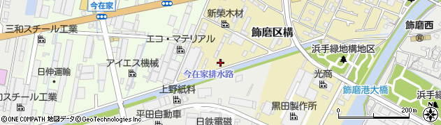 兵庫県姫路市飾磨区構1121周辺の地図