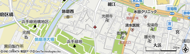 兵庫県姫路市飾磨区細江785周辺の地図
