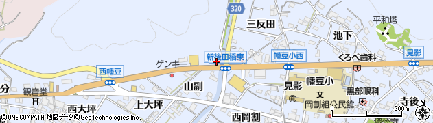 神谷新聞店周辺の地図
