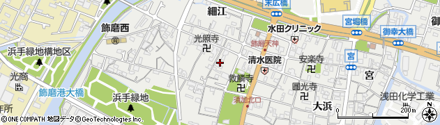 兵庫県姫路市飾磨区天神53周辺の地図