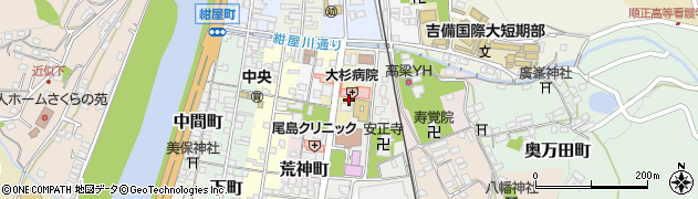 岡山県高梁市柿木町周辺の地図