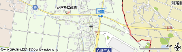 兵庫県加古川市八幡町宗佐473周辺の地図