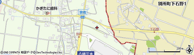 兵庫県加古川市八幡町宗佐629周辺の地図
