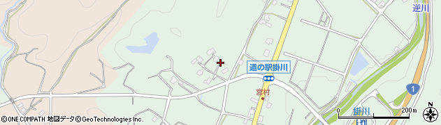 静岡県掛川市八坂134周辺の地図