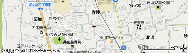 京都府井手町（綴喜郡）井手周辺の地図