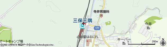 三保三隅駅周辺の地図