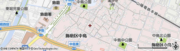 兵庫県姫路市飾磨区中島1000周辺の地図