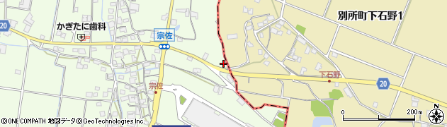 兵庫県加古川市八幡町宗佐648周辺の地図