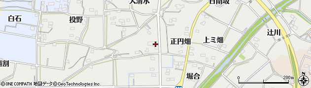 愛知県豊橋市石巻本町大清水80周辺の地図