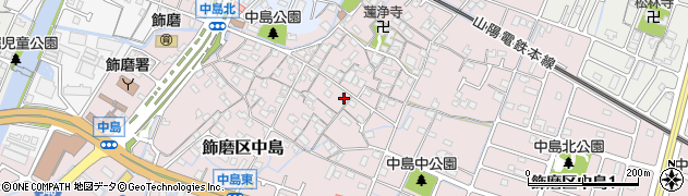 兵庫県姫路市飾磨区中島994周辺の地図