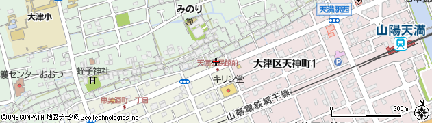 兵庫県姫路市大津区恵美酒町1丁目2周辺の地図