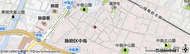 兵庫県姫路市飾磨区中島999周辺の地図