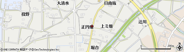 愛知県豊橋市石巻本町（正円畑）周辺の地図