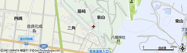 愛知県西尾市吉良町小山田藤崎12周辺の地図