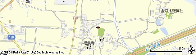 三重県伊賀市千歳周辺の地図
