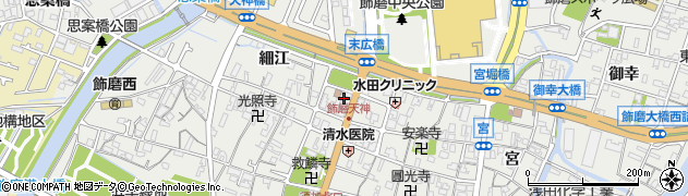 兵庫県姫路市飾磨区細江658周辺の地図