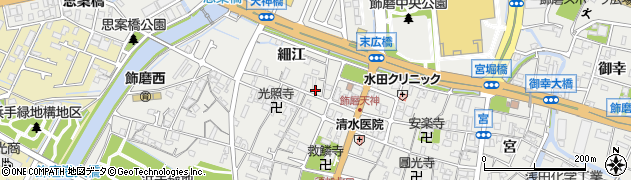 兵庫県姫路市飾磨区天神144周辺の地図
