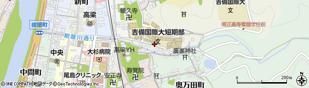 岡山県高梁市伊賀町周辺の地図