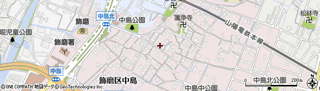 兵庫県姫路市飾磨区中島976周辺の地図