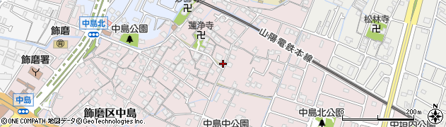 兵庫県姫路市飾磨区中島907周辺の地図