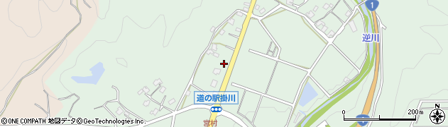 静岡県掛川市八坂27周辺の地図