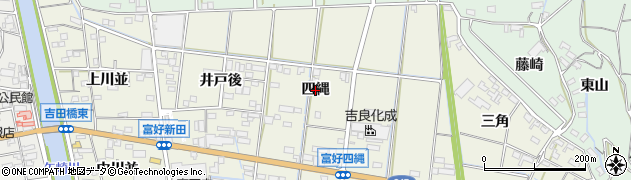 愛知県西尾市吉良町富好新田（四縄）周辺の地図